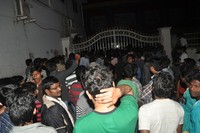 Pawan Fans Hungama at Sreeramulu Theatre